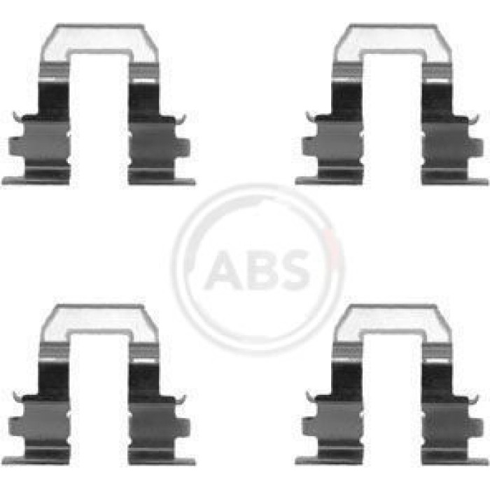 A.B.S. Zubehörsatz Scheibenbremsbeläge 1255Q A.B.S. Zubehörsatz Scheibenbremsbeläge 1255Q
