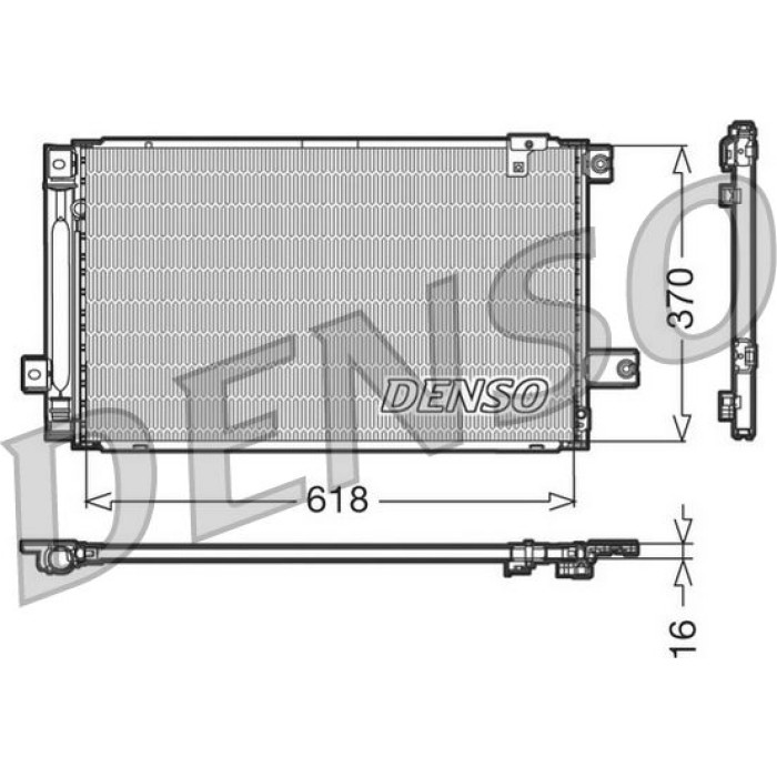 Denso Klimakondensator DCN50013 Denso Klimakondensator DCN50013