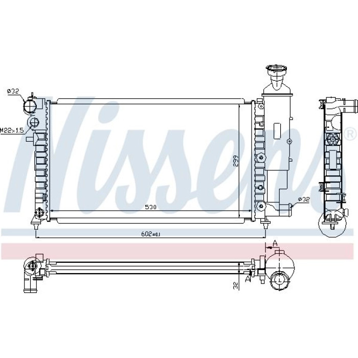 Nissens Motorkühler 63521A
