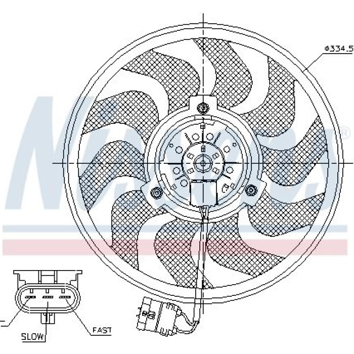 Nissens Kühlerlüfter PKW 85755 Nissens Kühlerlüfter PKW 85755