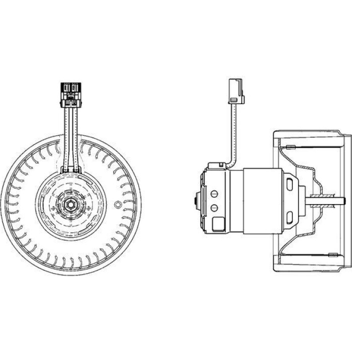 MAHLE Innenraumgebläse AB 22 000P