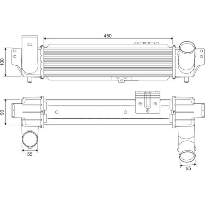 Valeo Ladeluftkühler 818382 Valeo Ladeluftkühler 818382