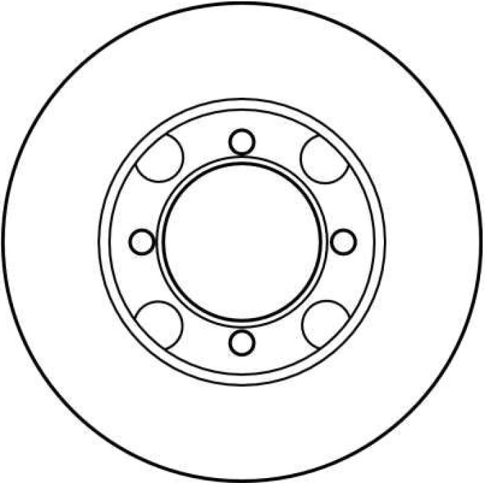 TRW Bremsscheibe DF2572 TRW Bremsscheibe DF2572
