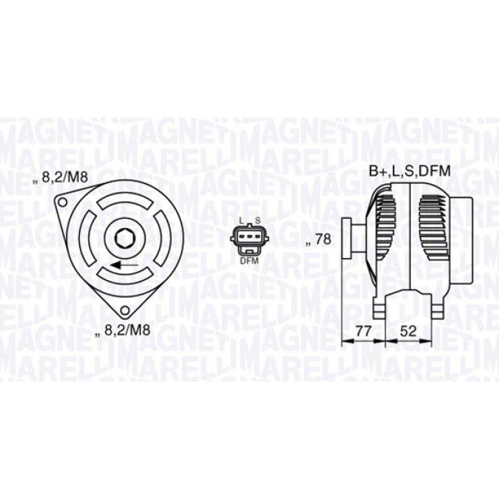 Magneti Marelli Lichtmaschine 063377418010