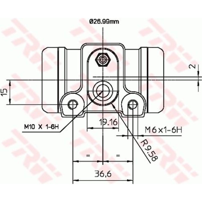 TRW Radbremszylinder BWN240 TRW Radbremszylinder BWN240