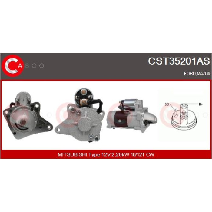CASCO Anlasser CST35201AS CASCO Anlasser CST35201AS