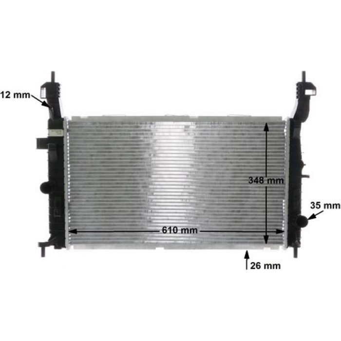 MAHLE Kühler, Motorkühlung CR 1499 000S MAHLE Kühler, Motorkühlung CR 1499 000S
