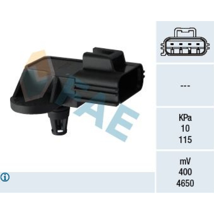 FAE Sensor, Saugrohrdruck 15050 FAE Sensor, Saugrohrdruck 15050