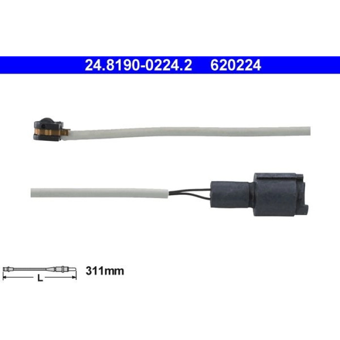 ATE Bremsbelagverschleißsensor 24.8190-0224.2 ATE Bremsbelagverschleißsensor 24.8190-0224.2