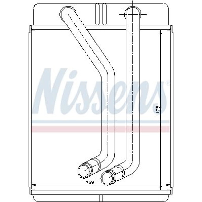 Nissens Heizungskühler PKW 77507 Nissens Heizungskühler PKW 77507