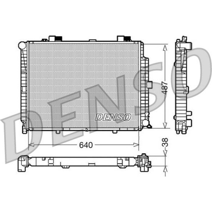 Denso Motorkühler DRM17086 Denso Motorkühler DRM17086