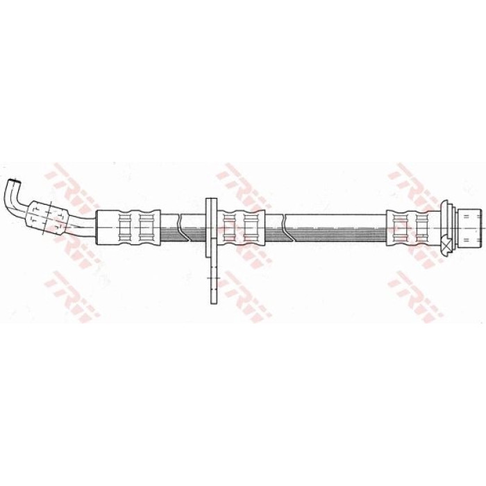 TRW Bremsschlauch Vorderachse rechts PHD691 TRW Bremsschlauch Vorderachse rechts PHD691