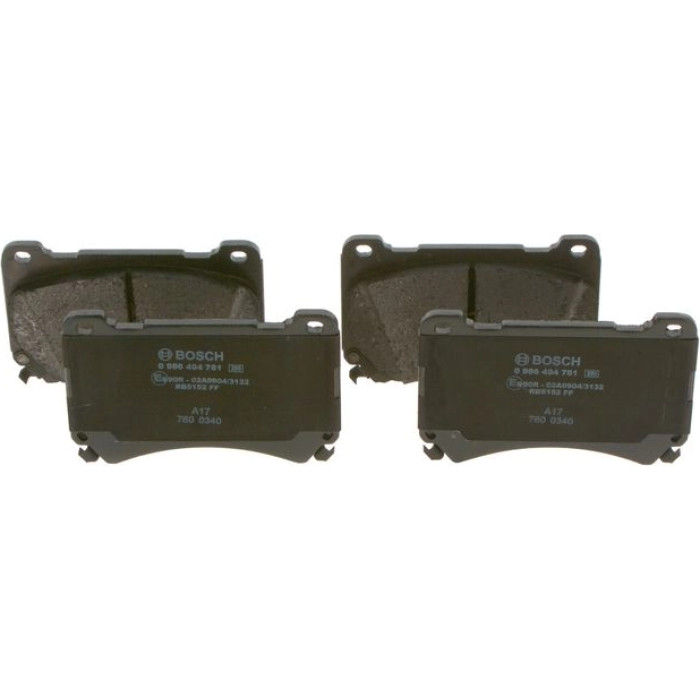 0 986 494 781 Bosch Bremsbelagsatz Vorderachse 0 986 494 781 0 986 494 781 Bosch Bremsbelagsatz Vorderachse 0 986 494 781