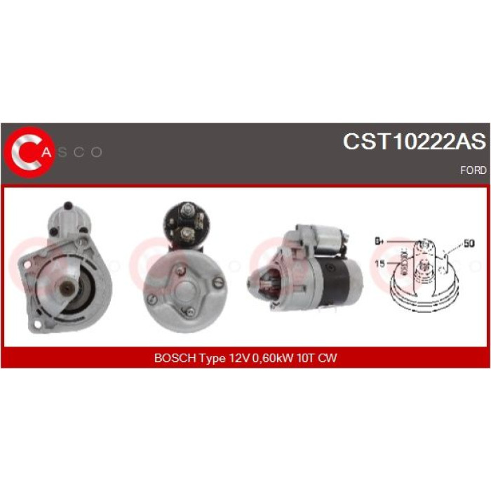 CASCO Anlasser CST10222AS CASCO Anlasser CST10222AS