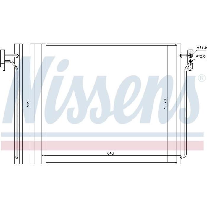 Nissens Klimakondensator PKW 940343