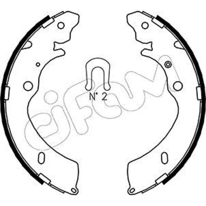 CIFAM Bremsbackensatz 153-194 CIFAM Bremsbackensatz 153-194