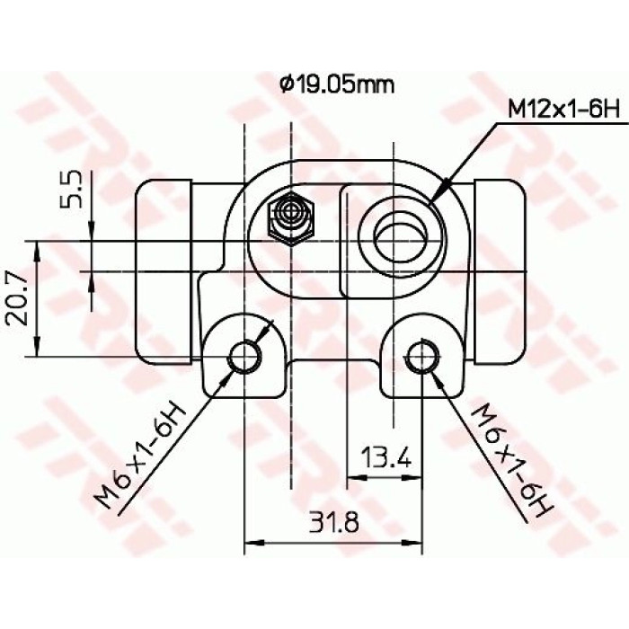 TRW Radbremszylinder BWD181 TRW Radbremszylinder BWD181