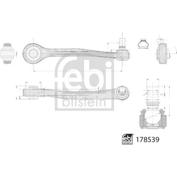 febi Querlenker Vorderachse rechts 178539 febi Querlenker Vorderachse rechts 178539