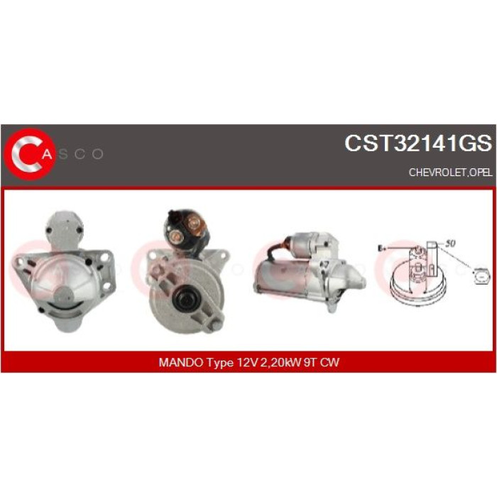 CASCO Anlasser CST32141GS CASCO Anlasser CST32141GS