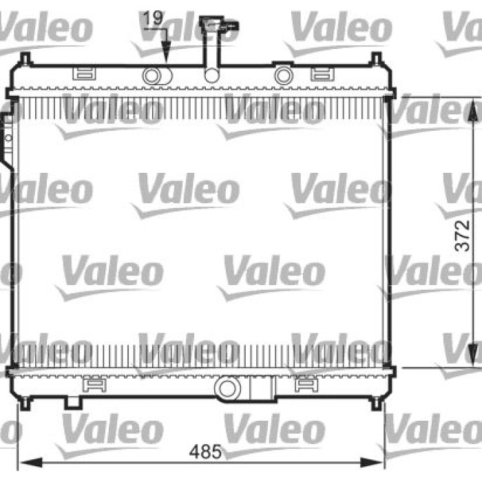 Valeo Motorkühler 735515 Valeo Motorkühler 735515
