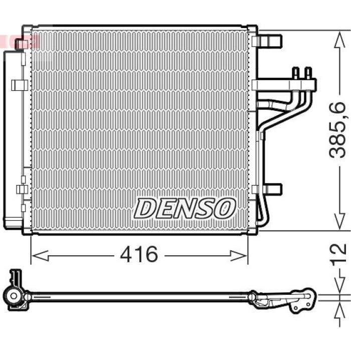 Denso Klimakondensator DCN43014 Denso Klimakondensator DCN43014