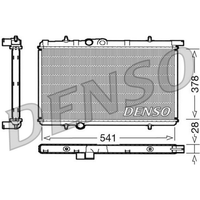Denso Motorkühler DRM21021 Denso Motorkühler DRM21021