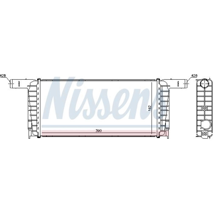 Nissens Wasserkühler PKW 606695 Nissens Wasserkühler PKW 606695