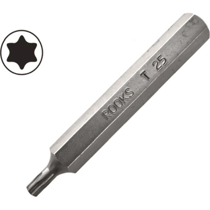 ROOKS Bit 10 mm (3/8), Torx T40 x 75 mm, 73Mov5-2 (S2) 171087 ROOKS Bit 10 mm (3/8), Torx T40 x 75 mm, 73Mov5-2 (S2) 171087
