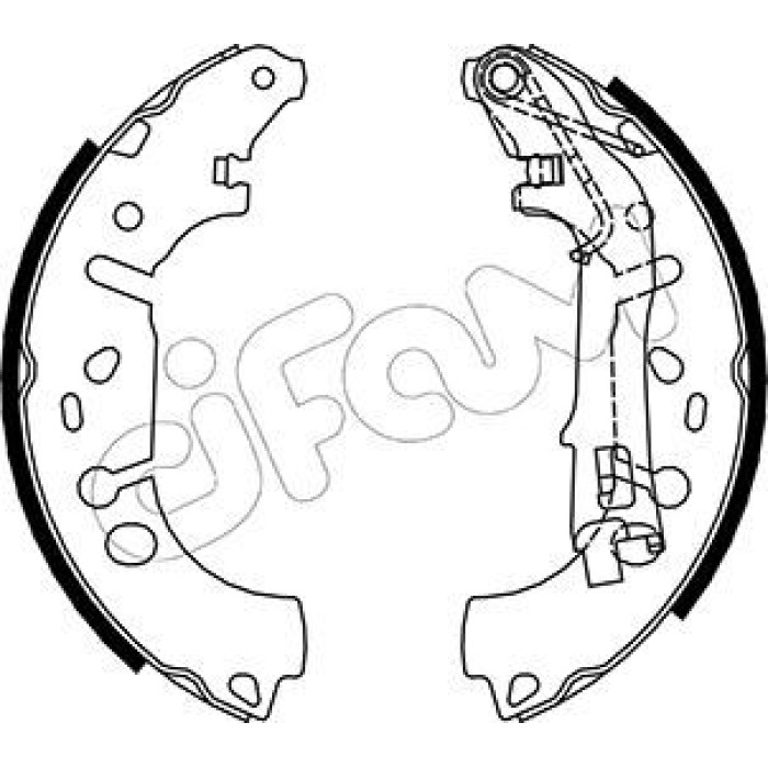153-093 CIFAM Bremsbackensatz 153-093 153-093 CIFAM Bremsbackensatz 153-093