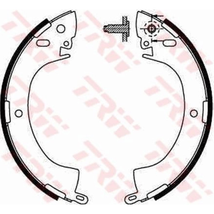 GS8185 TRW Bremsbacken GS8185 GS8185 TRW Bremsbacken GS8185