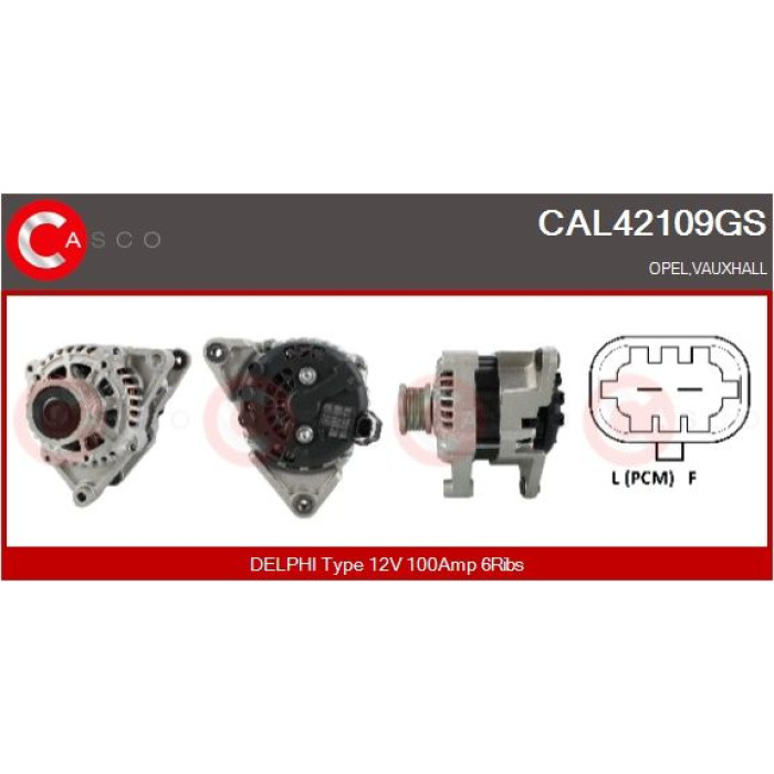 CASCO Generator CAL42109GS CASCO Generator CAL42109GS