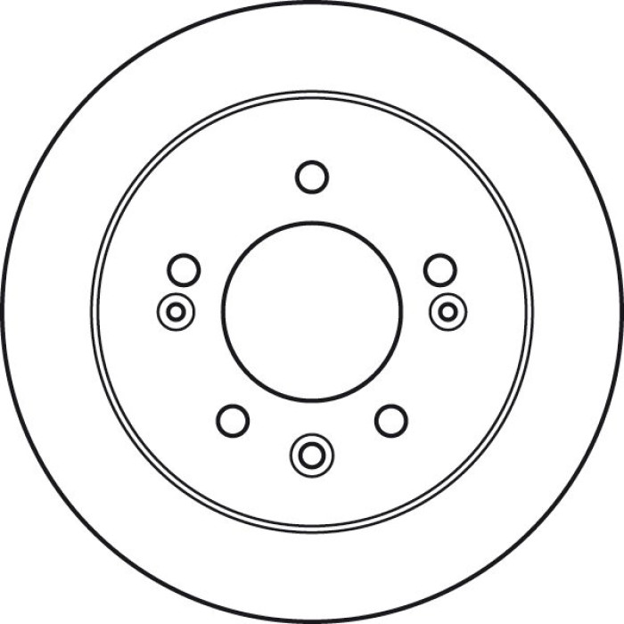 TRW Bremsscheibe Hinterachse DF4923 TRW Bremsscheibe Hinterachse DF4923