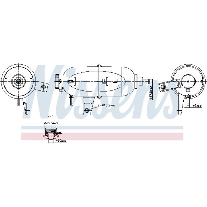 Nissens Kühlmittel-Ausgleichsbehälter 996331 Nissens Kühlmittel-Ausgleichsbehälter 996331