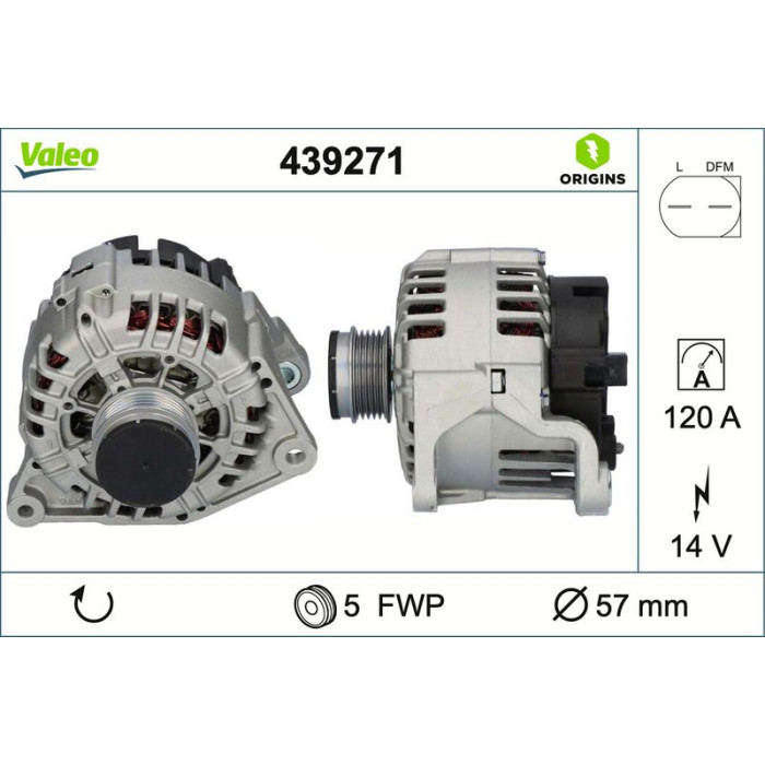 Valeo Lichtmaschine 439271 Valeo Lichtmaschine 439271
