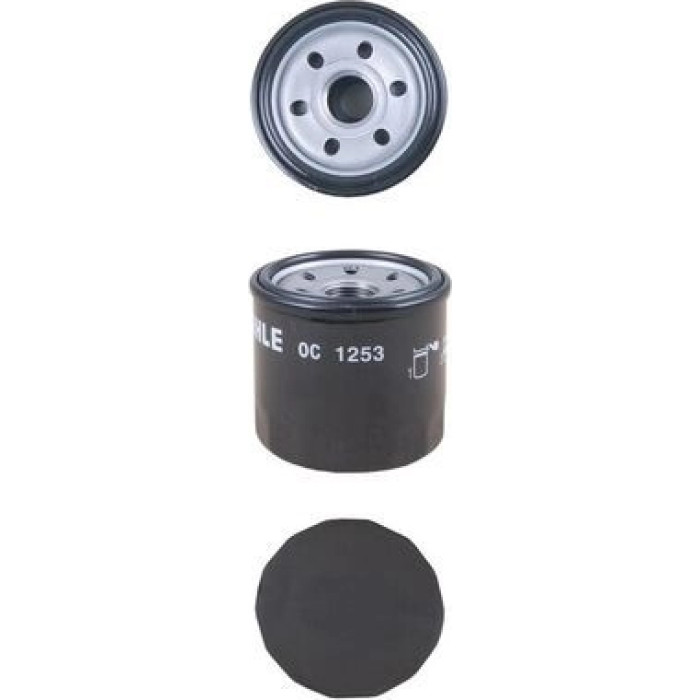 OC 1253 MAHLE Ölfilter OC 1253, Anschraubfilter, Höhe 66,4 mm – u. a. für Opel Agila B (H08), Chevrolet Matiz (M200, M250), Suzuki S-Cross – OE Nummer 4708878 - l OC 1253 MAHLE Ölfilter OC 1253, Anschraubfilter, Höhe 66,4 mm – u. a. für Opel Agila B (H08), Chevrolet Matiz (M200, M250), Suzuki S-Cross – OE Nummer 4708878 - l