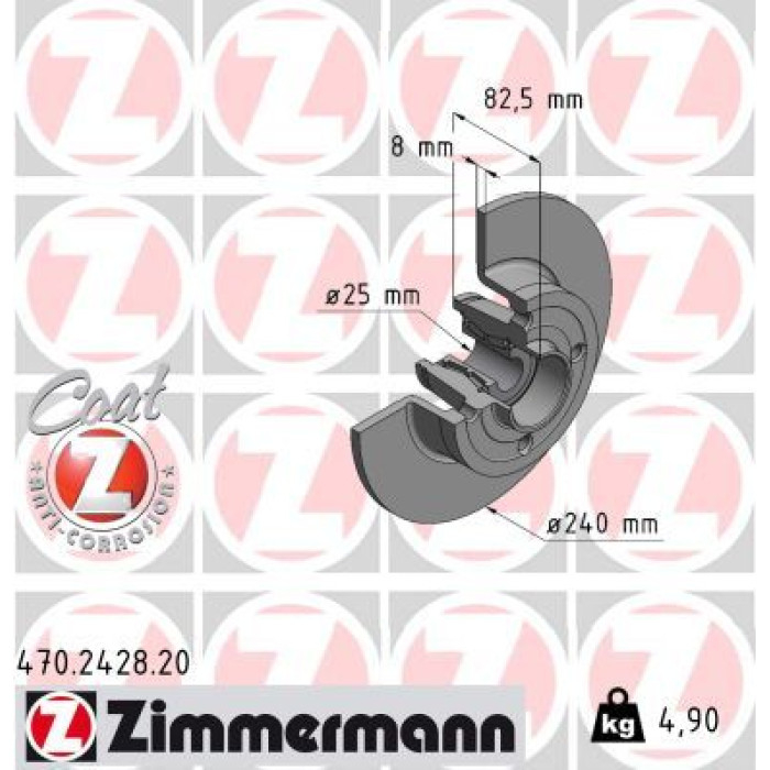 Zimmermann Bremsscheibe 470.2428.20