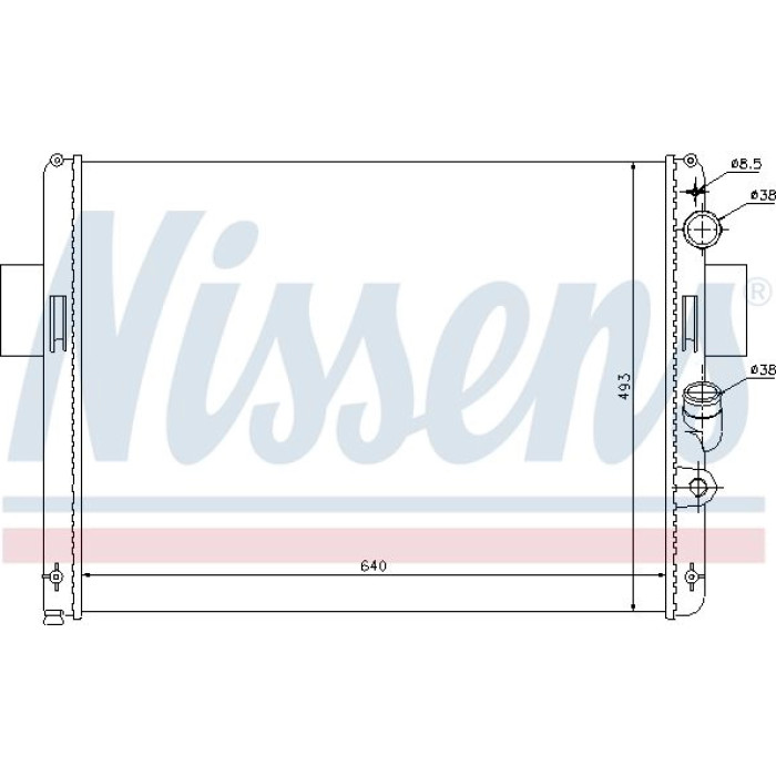 Nissens Wasserkühler PKW 61972 Nissens Wasserkühler PKW 61972