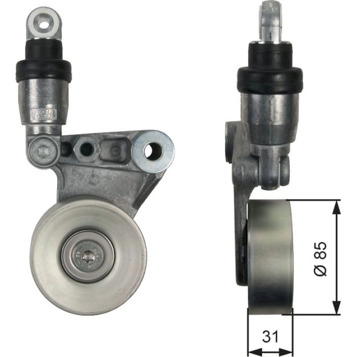 Gates Spannrolle T39214 Gates Spannrolle T39214