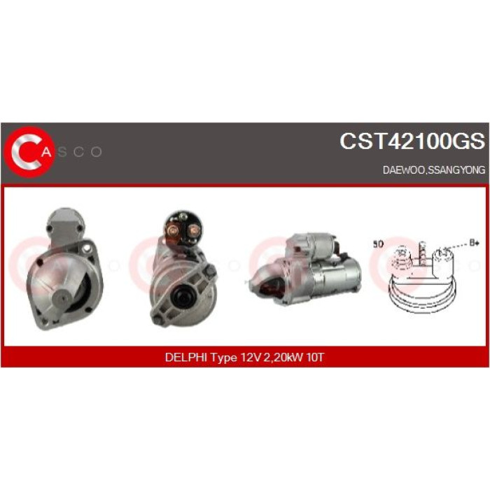 CASCO Anlasser CST42100GS