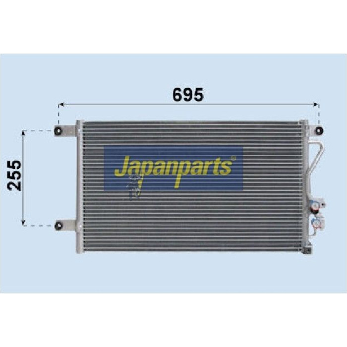 Japanparts Klimaanlagenkühler CND163018 Japanparts Klimaanlagenkühler CND163018