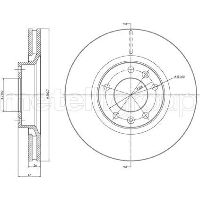 Cifam Bremsscheibe 800-295 Cifam Bremsscheibe 800-295