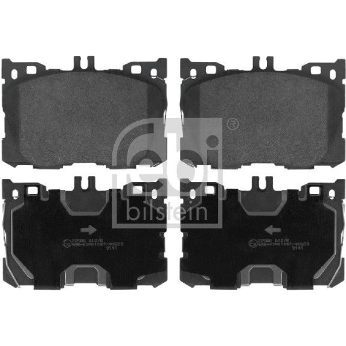 febi Bremsbelagsatz 116428 febi Bremsbelagsatz 116428