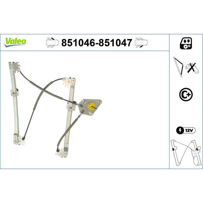 VALEO 851046 Fensterheber VALEO 851046 Fensterheber