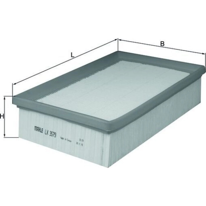 MAHLE Luftfilter LX 3579 MAHLE Luftfilter LX 3579