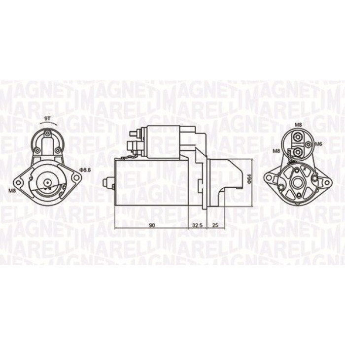 Magneti Marelli Anlasser 063721334010 Magneti Marelli Anlasser 063721334010