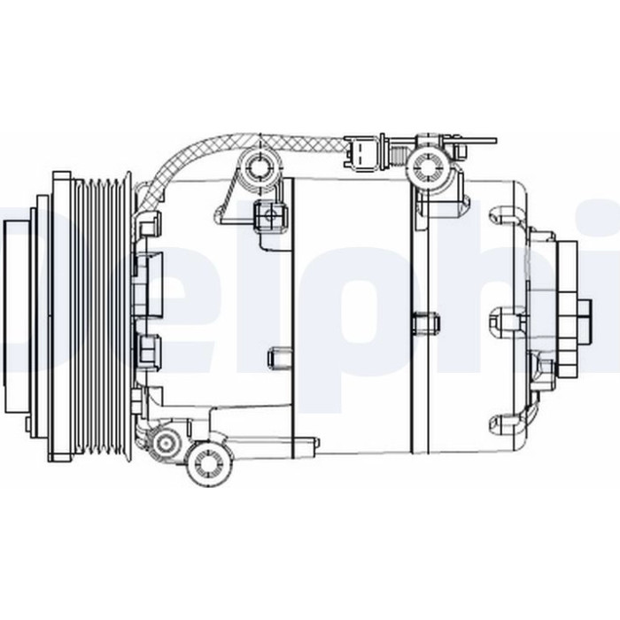 Delphi Kompressor CS20358 Delphi Kompressor CS20358