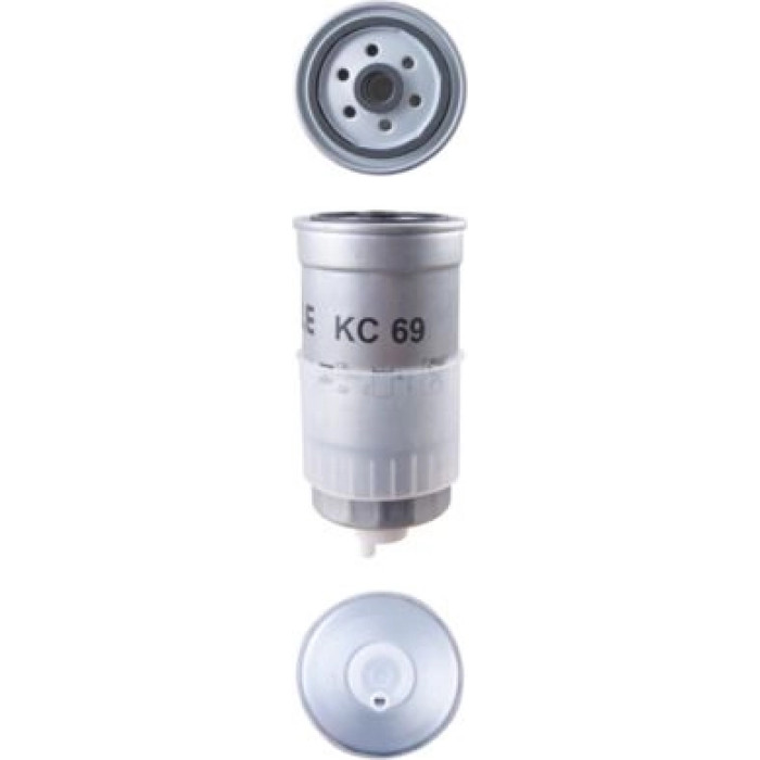 KC 69 MAHLE Kraftstofffilter KC 69, Anschraubfilter, Höhe 186 mm – u. a. für VW Passat B5 (3B2), VW B5 Variant (3B5), VW Bora I (1J2) – OE Nummer 028127435 - l KC 69 MAHLE Kraftstofffilter KC 69, Anschraubfilter, Höhe 186 mm – u. a. für VW Passat B5 (3B2), VW B5 Variant (3B5), VW Bora I (1J2) – OE Nummer 028127435 - l