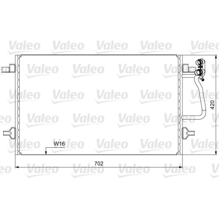 Valeo Klimakondensator 814030