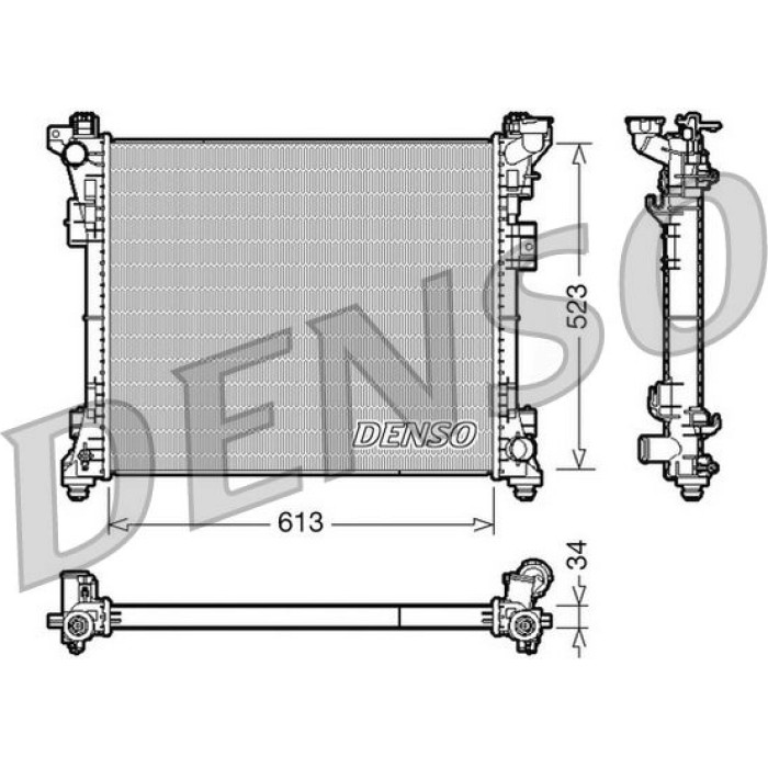 Denso Motorkühler DRM06006 Denso Motorkühler DRM06006