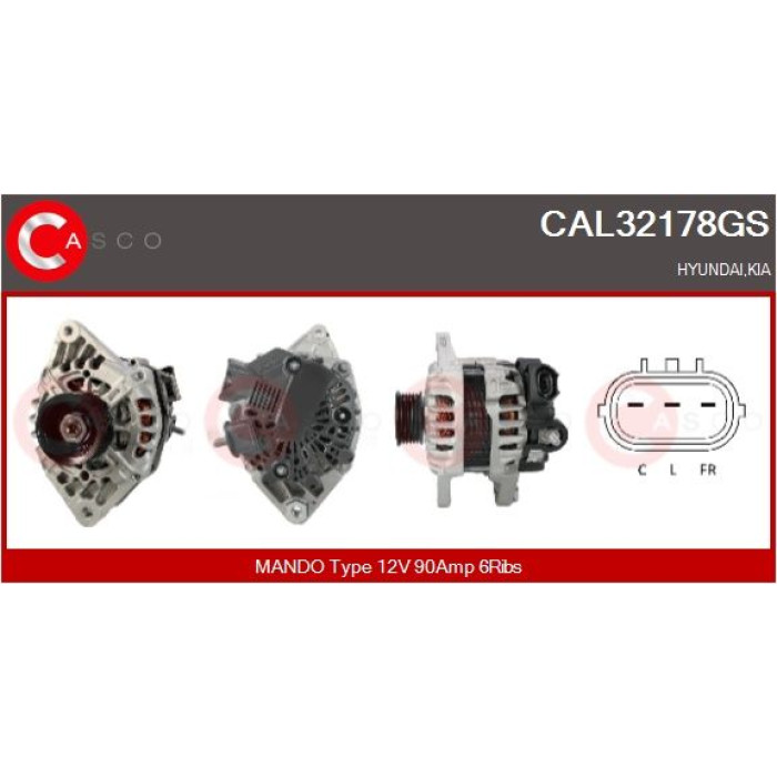 CASCO Generator CAL32178GS CASCO Generator CAL32178GS